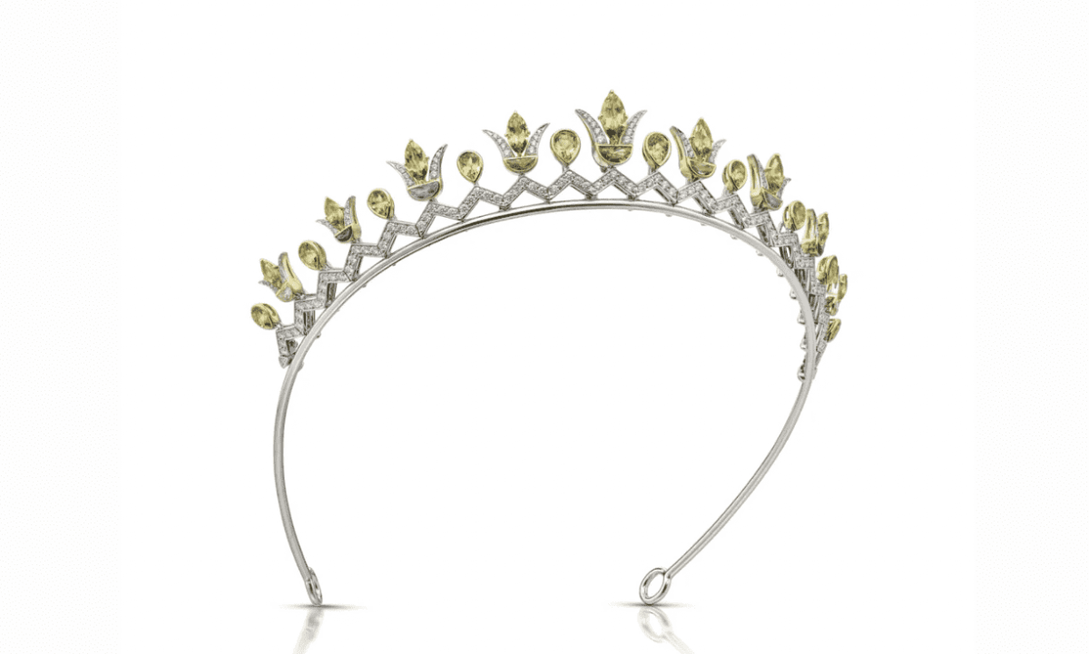 Fuli Gemstones 和 Ariel Jewels 推出 Lotus Tiara 系列
