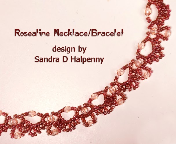 串珠图案和想法：Rosealine 项链/手链图案
