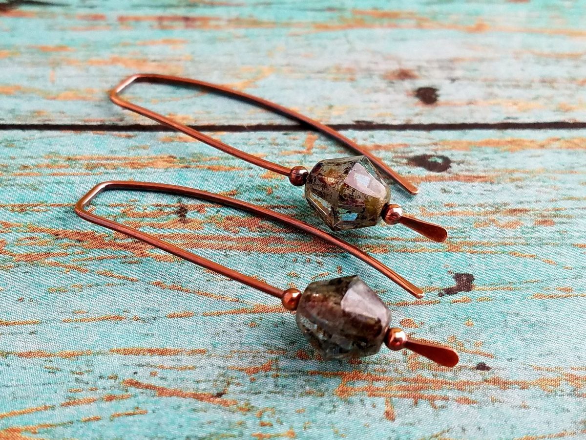 Door 44 Studios Tutorial - Quick Easy Stick Earrings You Can Make in Minutes