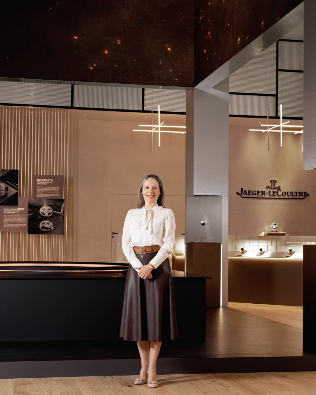 积家首席执行官 Catherine Rénier 在麦迪逊大道精品店等地