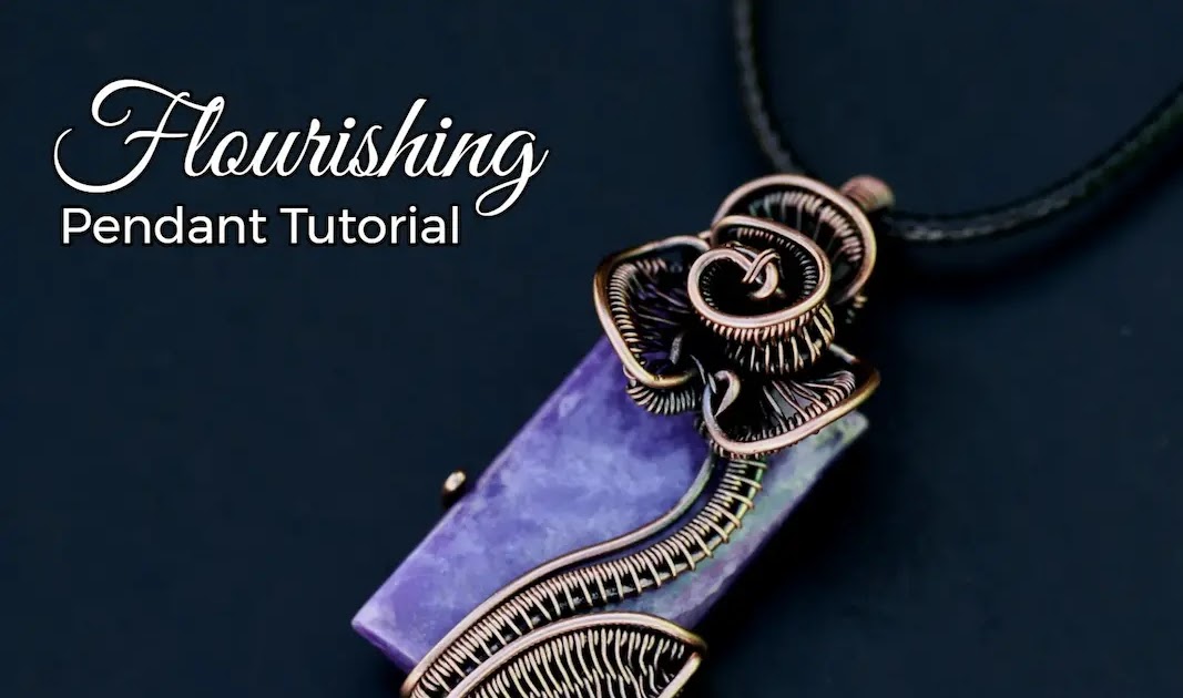 来自 WireArtTutorials / Jewel Beading 的创意金属丝缠绕珠宝教程