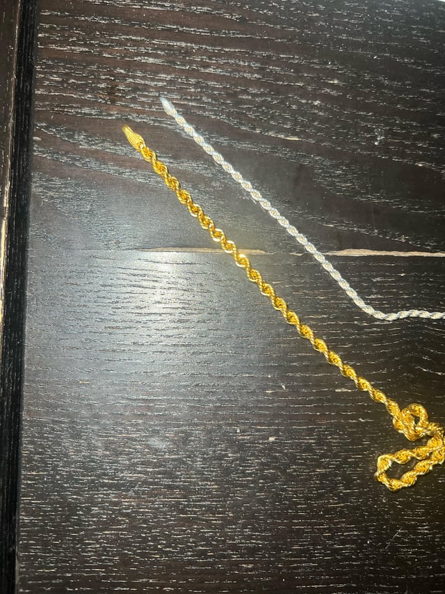 14k 黄金与 925 银的重量问题。