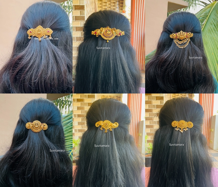 Antique Lakshmi Hair Clip From
