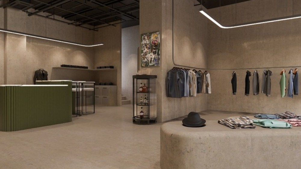 A rendering of the Cad & The Dandy store, coming this fall.