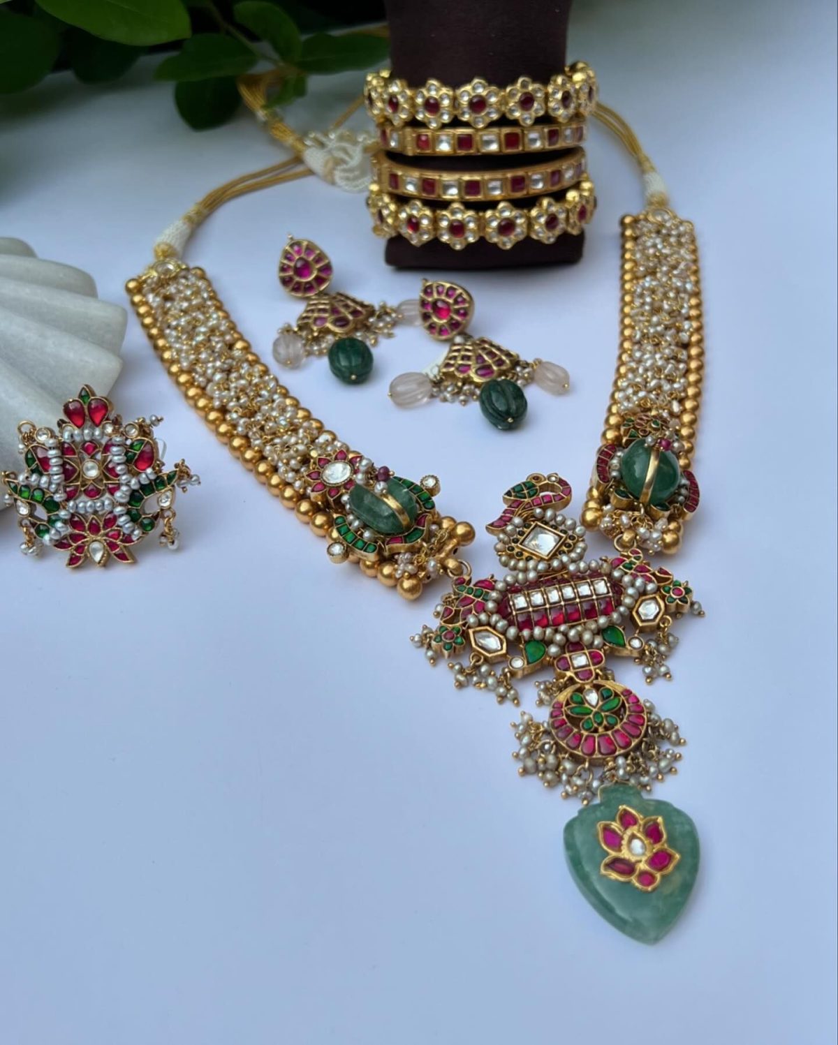 92.5 Sterling Silver Necklace From 'Ratnam Jewellers'
