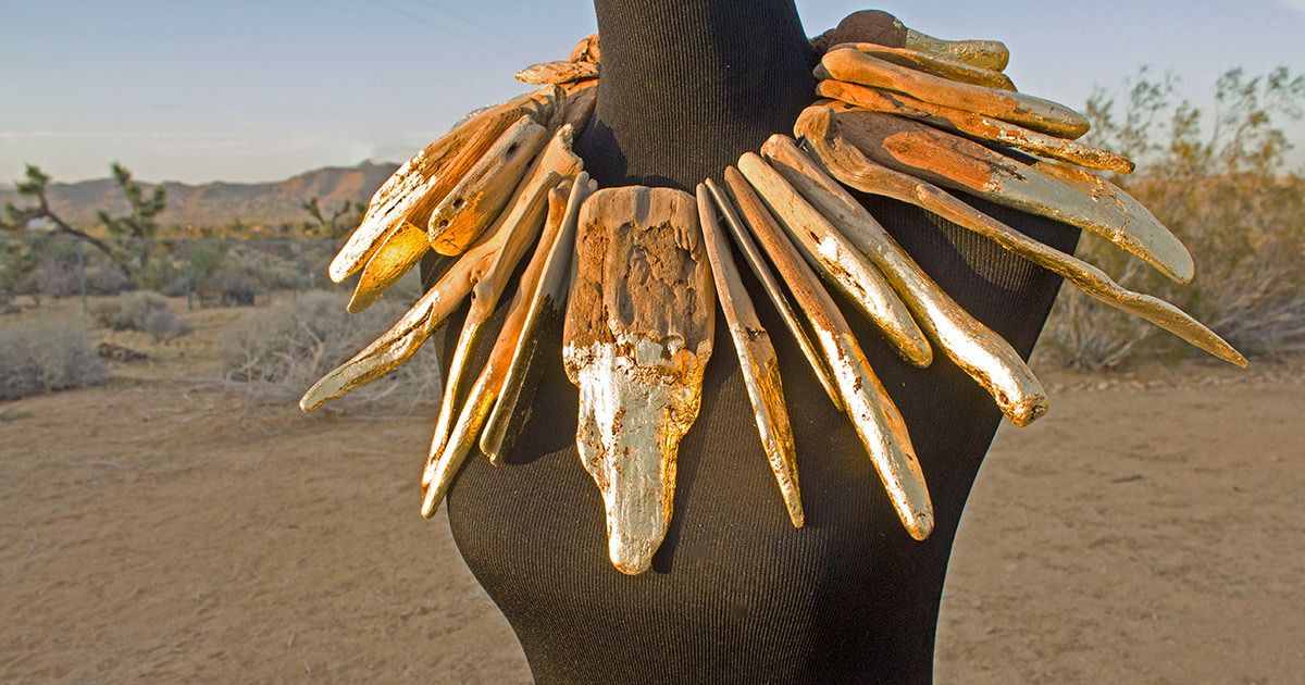 I stand with Randy featuring found wood. Photo: Casey Sheppard.