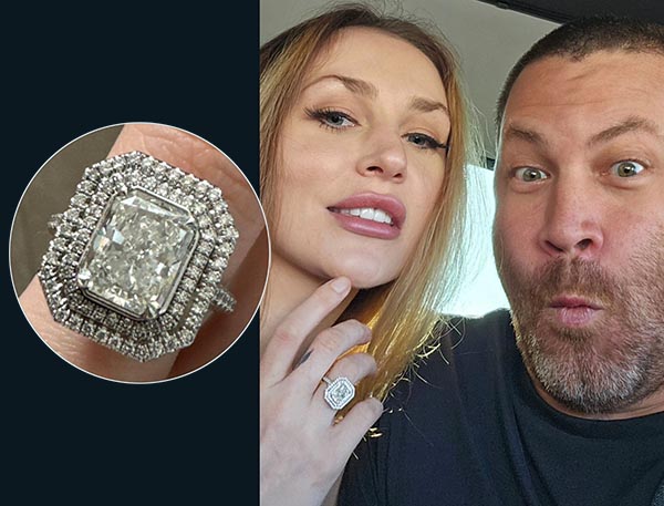 真人秀明星考特尼·斯托登冲洗订婚戒指，又买了一枚