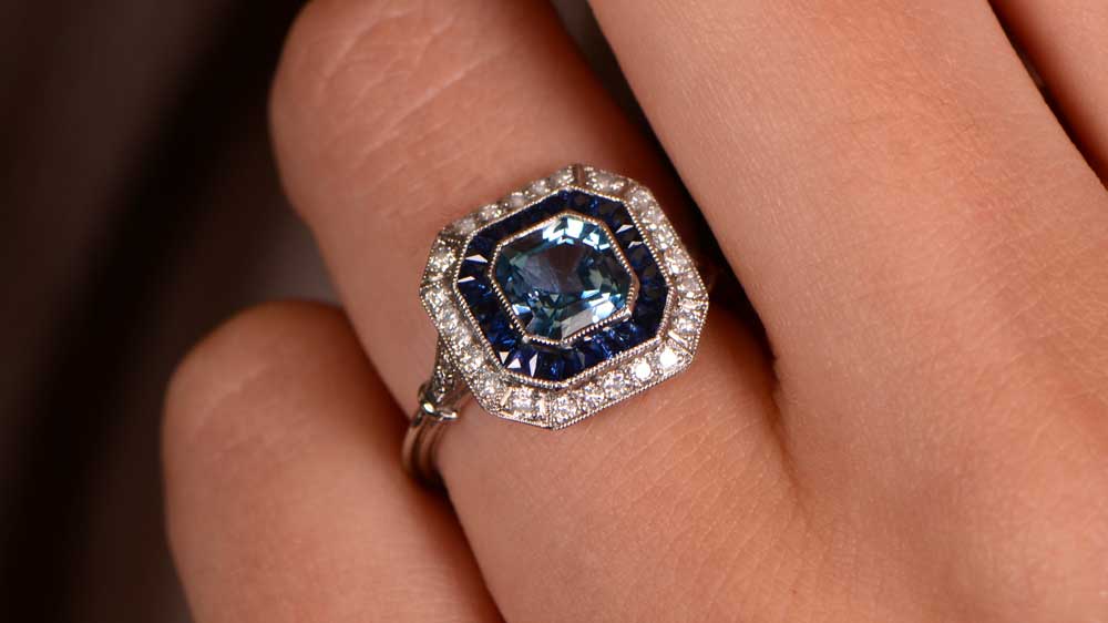Milgrain on a Engagement Ring