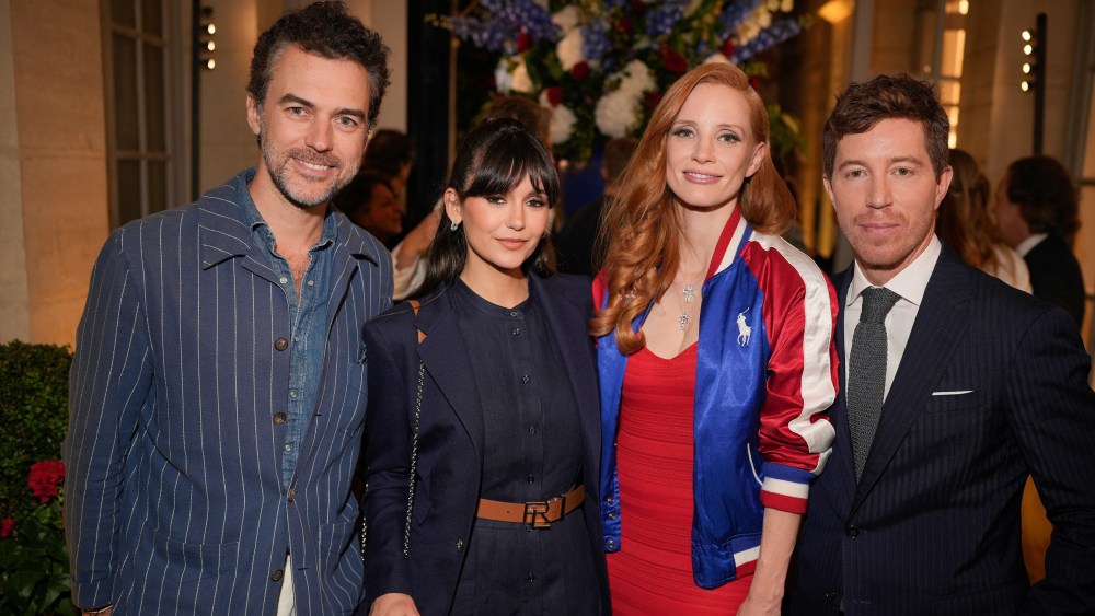Gian Luca Passi de Preposulo, Nina Dobrev, Jessica Chastain and Shaun White