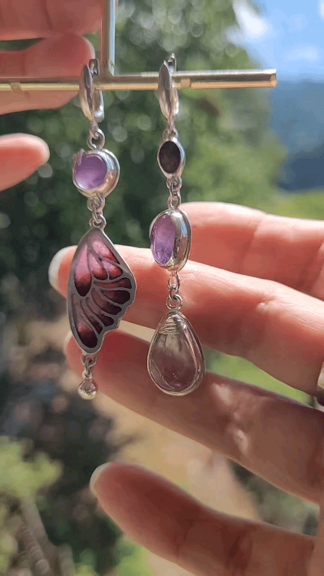 Blake-a-Jour 蝴蝶翅膀和紫水晶