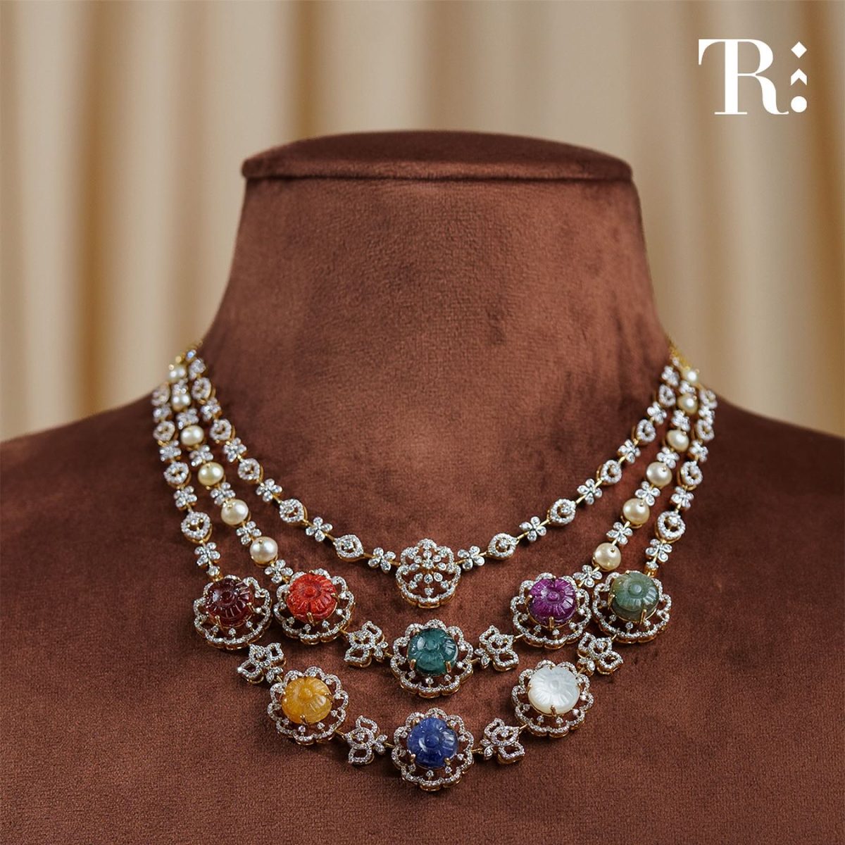 Hand Painted Silver Earrings From 'Prade Jewels'