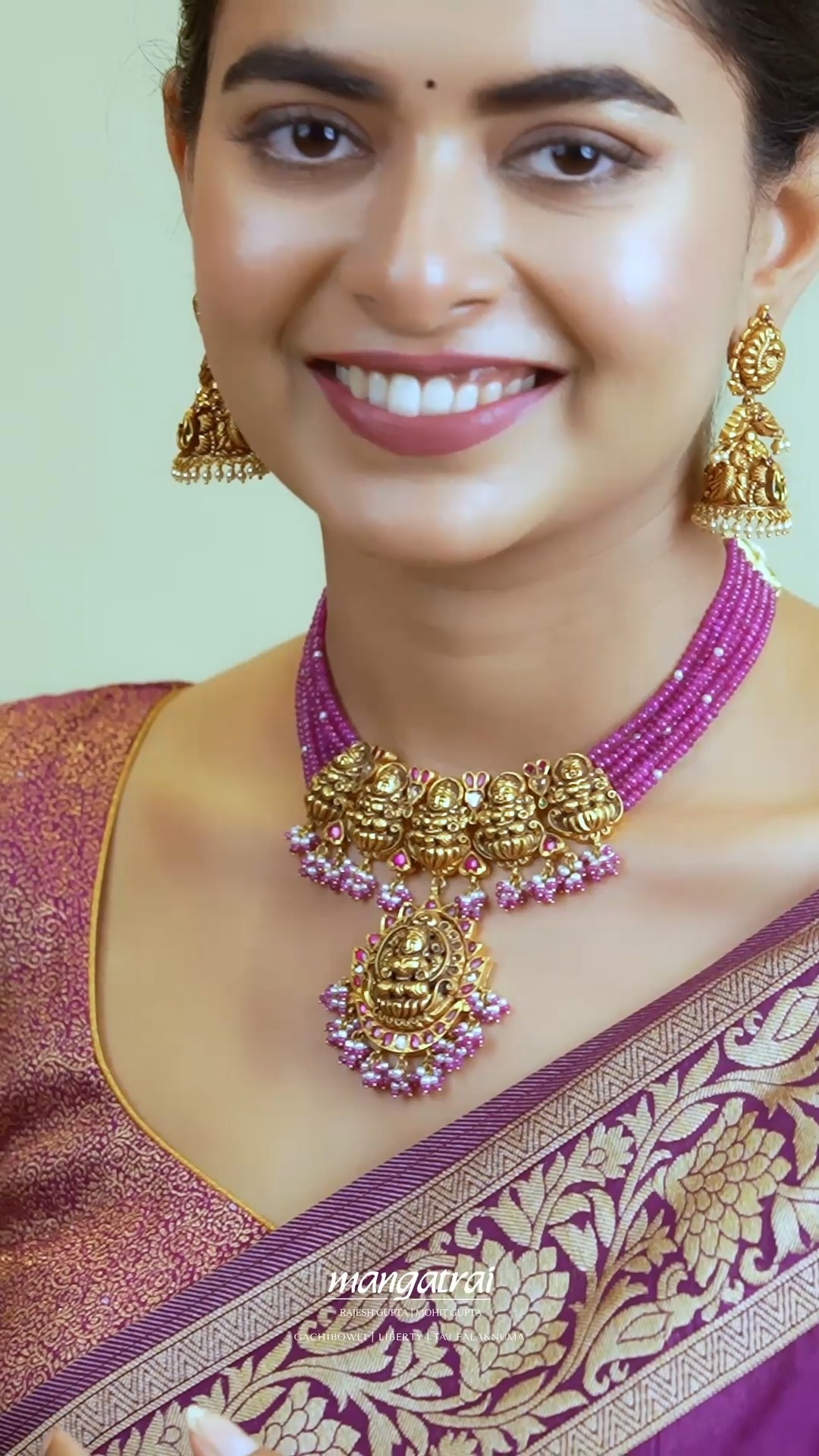 Gold Plated Beaded Necklace From 'Prade Jewels'