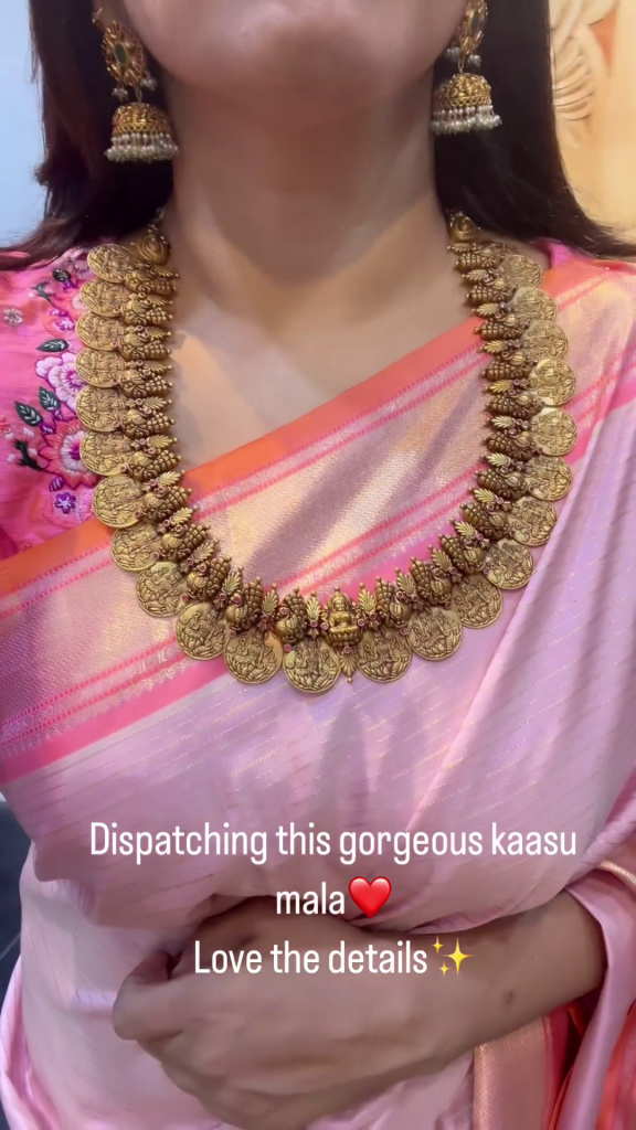 Gorgeous Lakshmi kasu Haram From