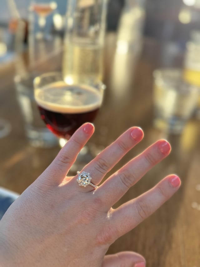 长期观看，第一次来电。我订婚了！