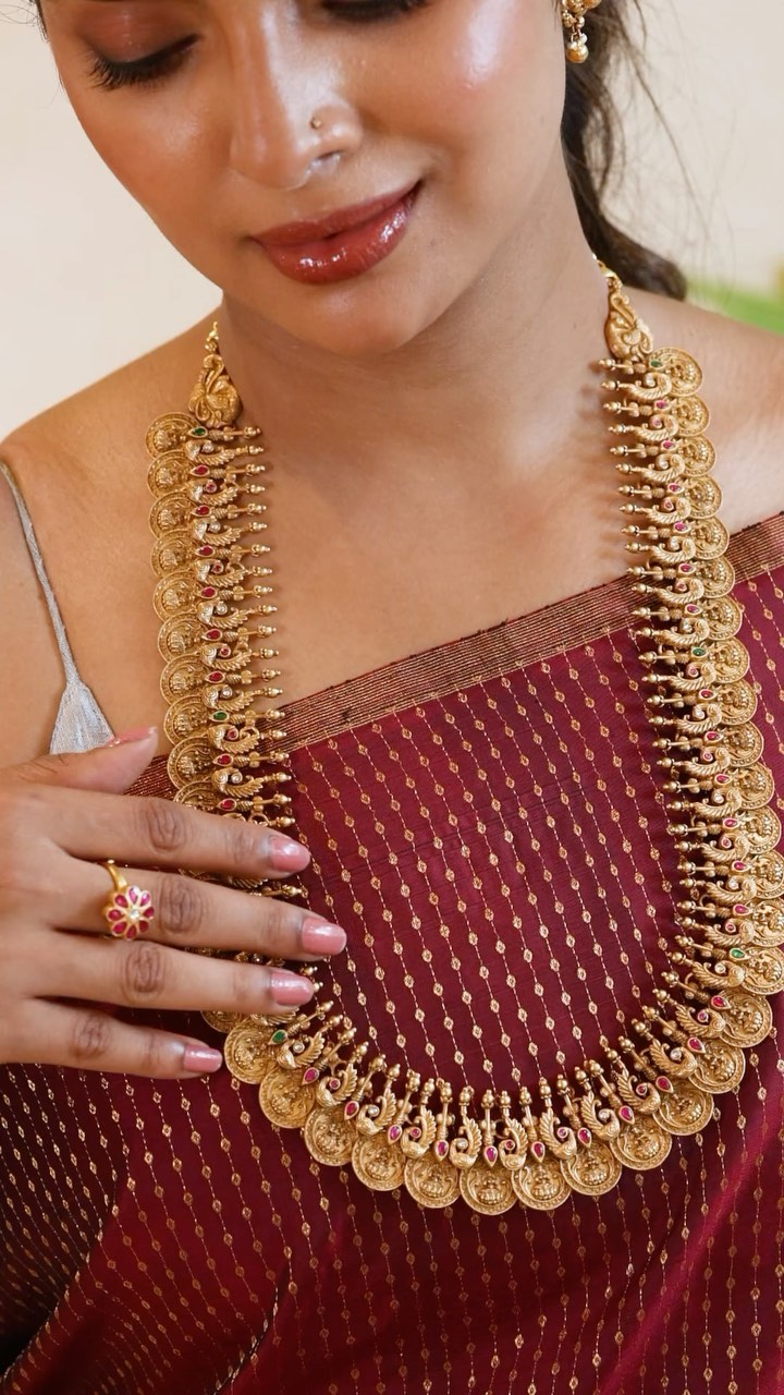 Gold Plated Kaasu Mala Haram From