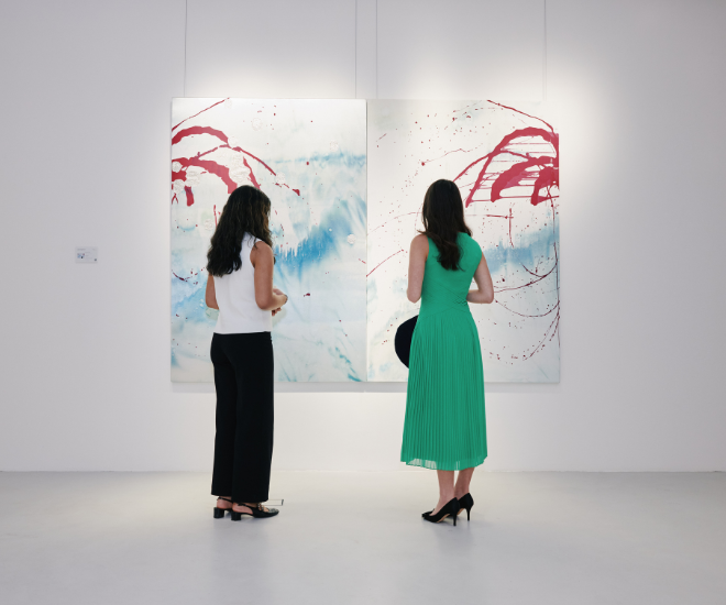 艺术作品画廊欢迎参观者参观“感知”展览