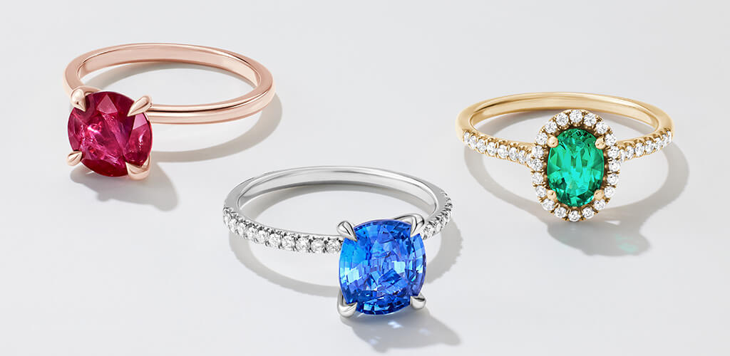 Birthstone engagement rings cover image