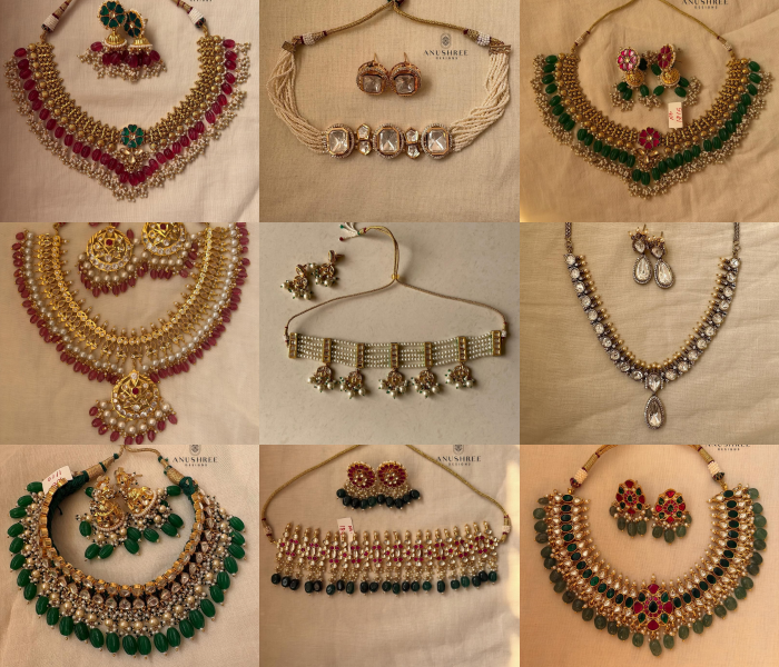 Polki Kundan，“ Anushree Designs”•印度南部珠宝
