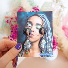 嗨，我是大腹膜，用鲜花和艺术制成耳环