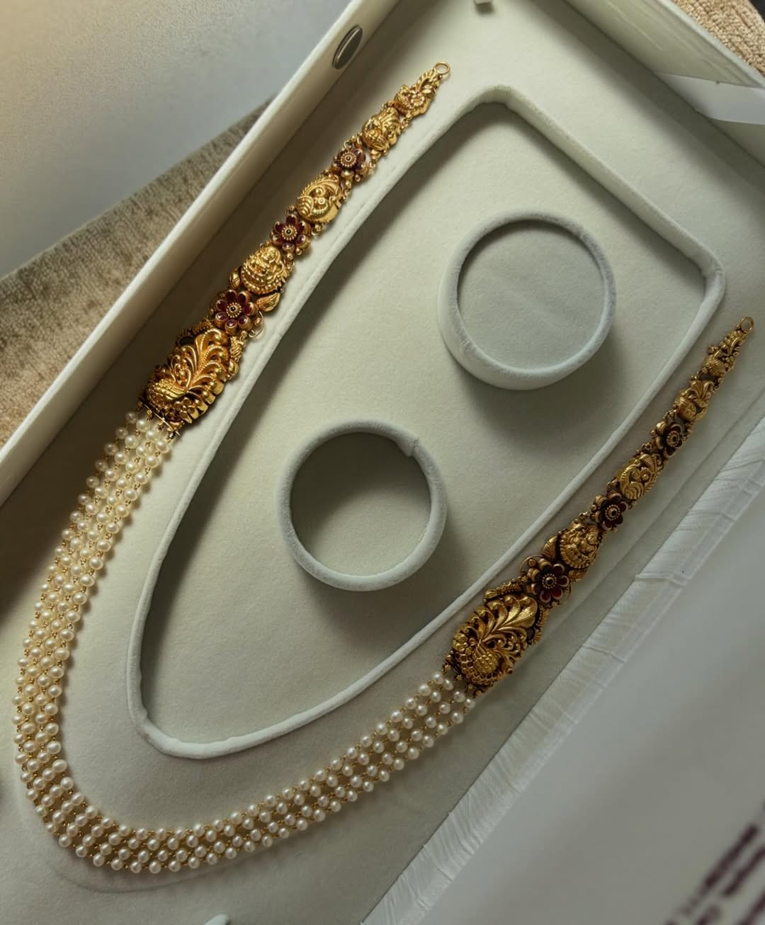 Lakshmi Attigai Necklace with Earrings From 'Chic Jewels'
