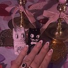 蓝宝石的订婚戒指