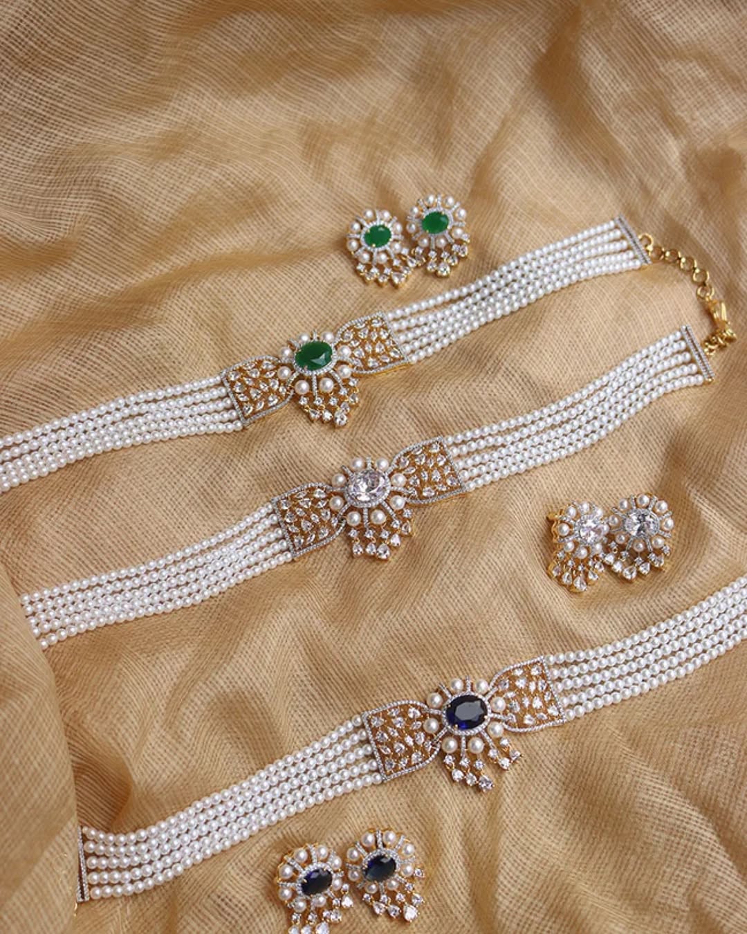 Traditional Temple Jewellery Sets From 'The Velli Shop'