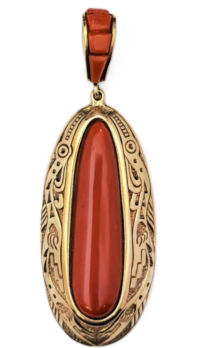 纳瓦霍珊瑚项链