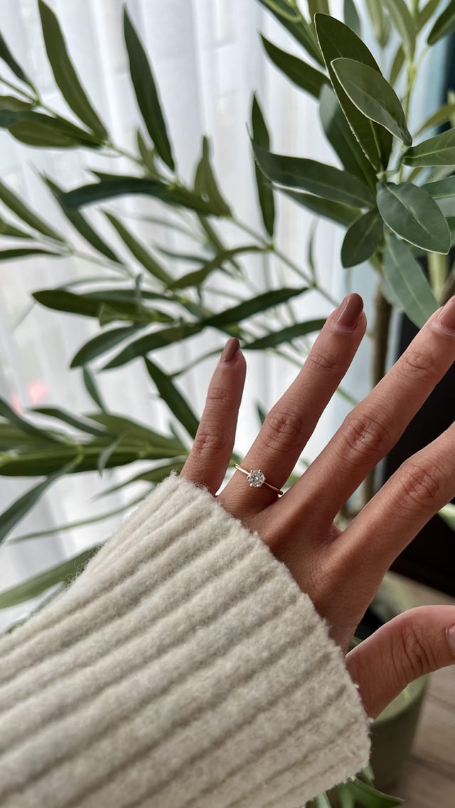 我梦dream以求的订婚戒指！