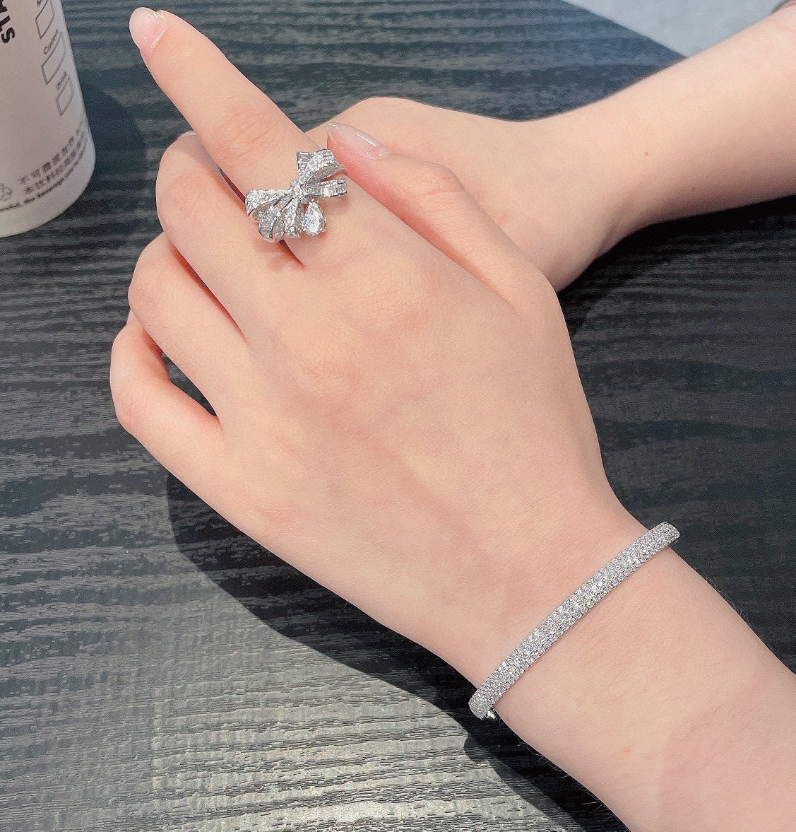 18K Cultured Triple-Row Semi-Mounted Diamond Bracelet - Exquisite Jewelry - 图片 2