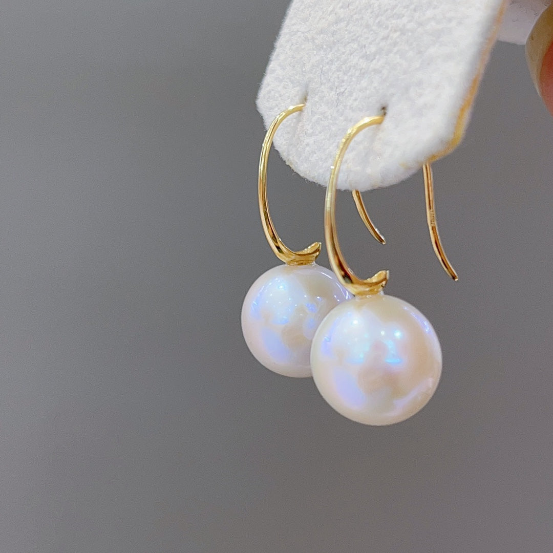 Elegant 18K Gold & 11-12mm Freshwater Pearl Jewelry - 图片 3