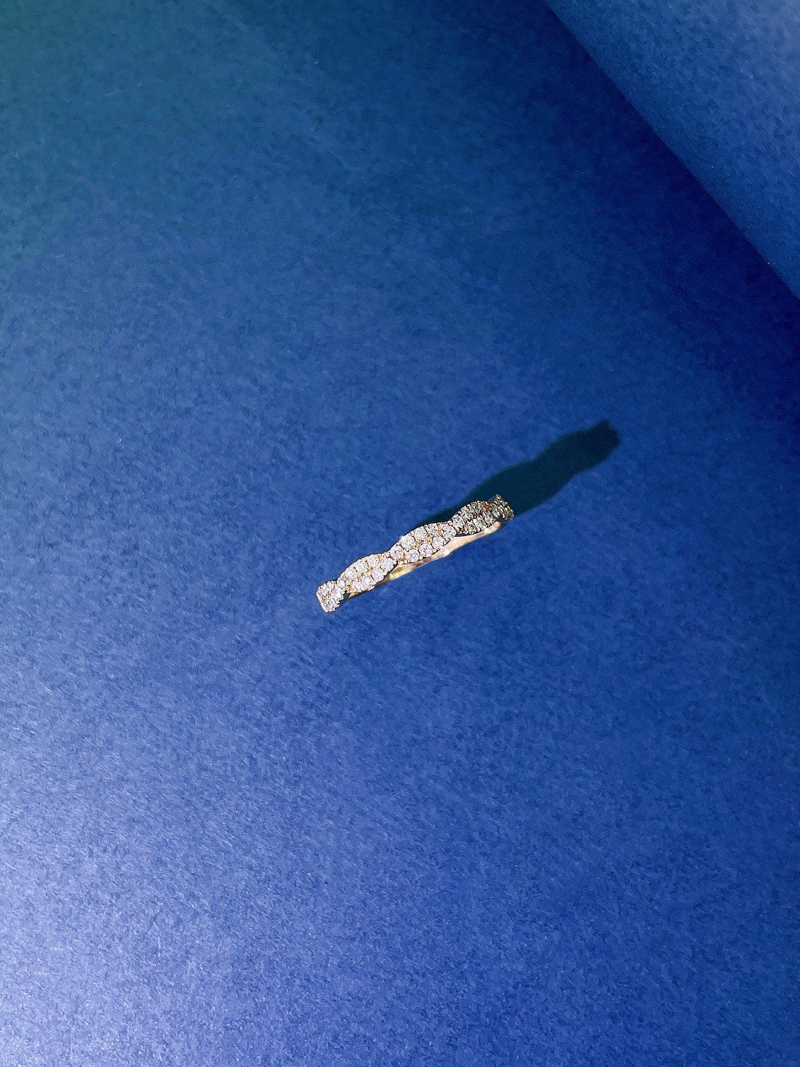 18K Cultured Diamond Double Row Twist Rope Ring - Fine Jewelry – Bild 4