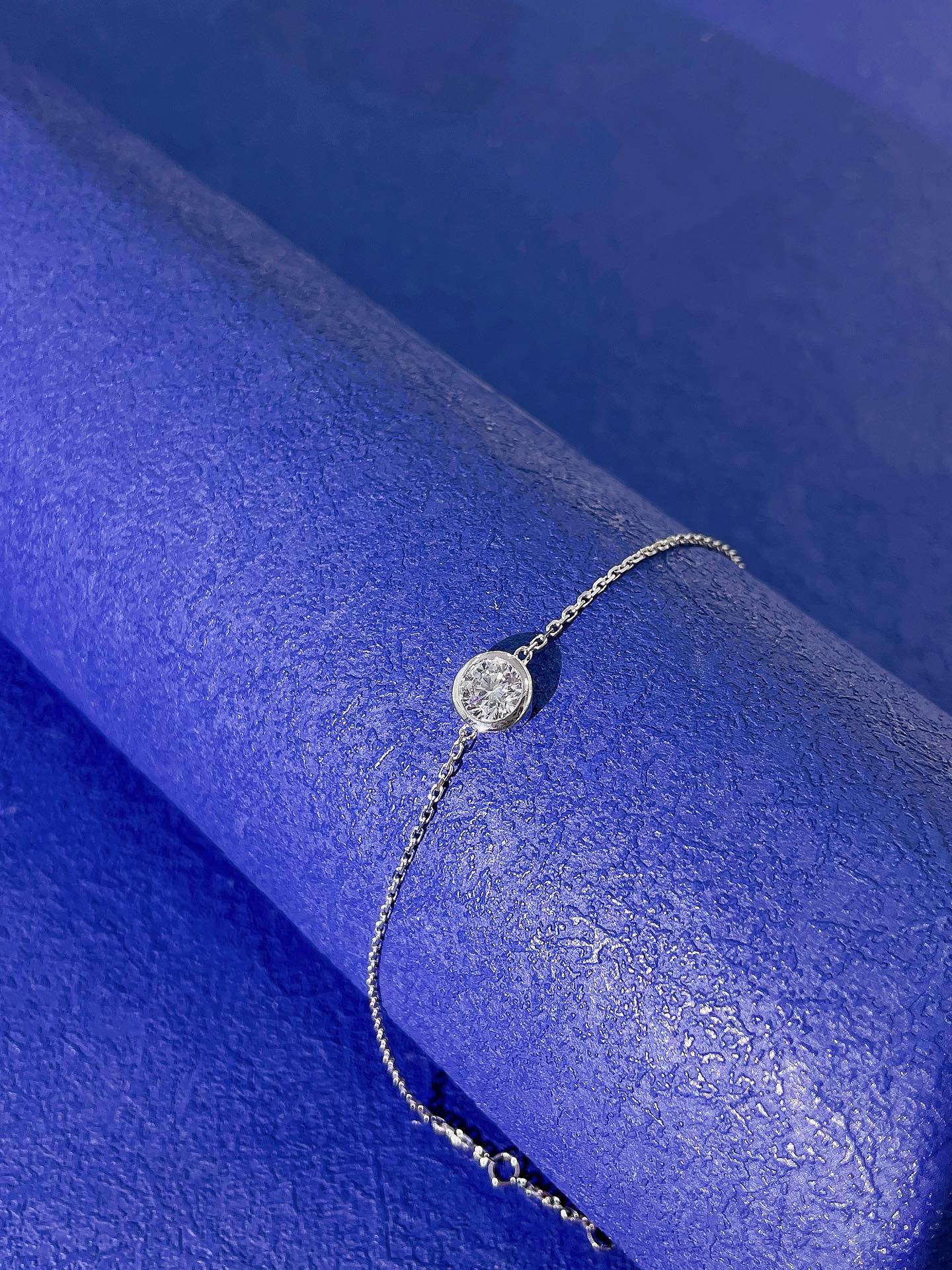 18K Cultured Diamond Bubble Bracelet - LGSL009 Series – Bild 5