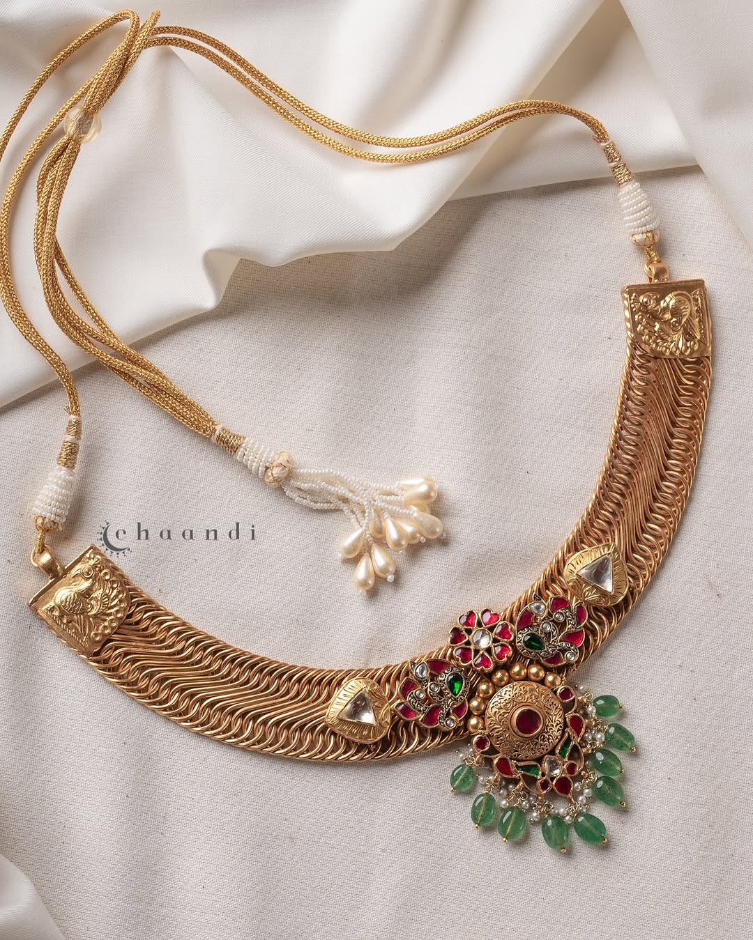 Gold Plated Silver Necklace Collection From 'CHAANDI'