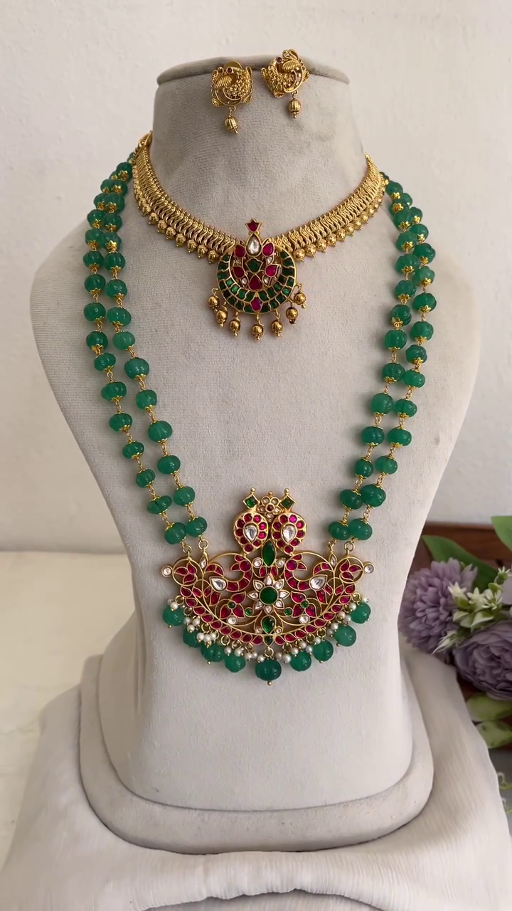Imitation Jadau Kundan Jewellery Sets From 'Kruthika Jewellery'