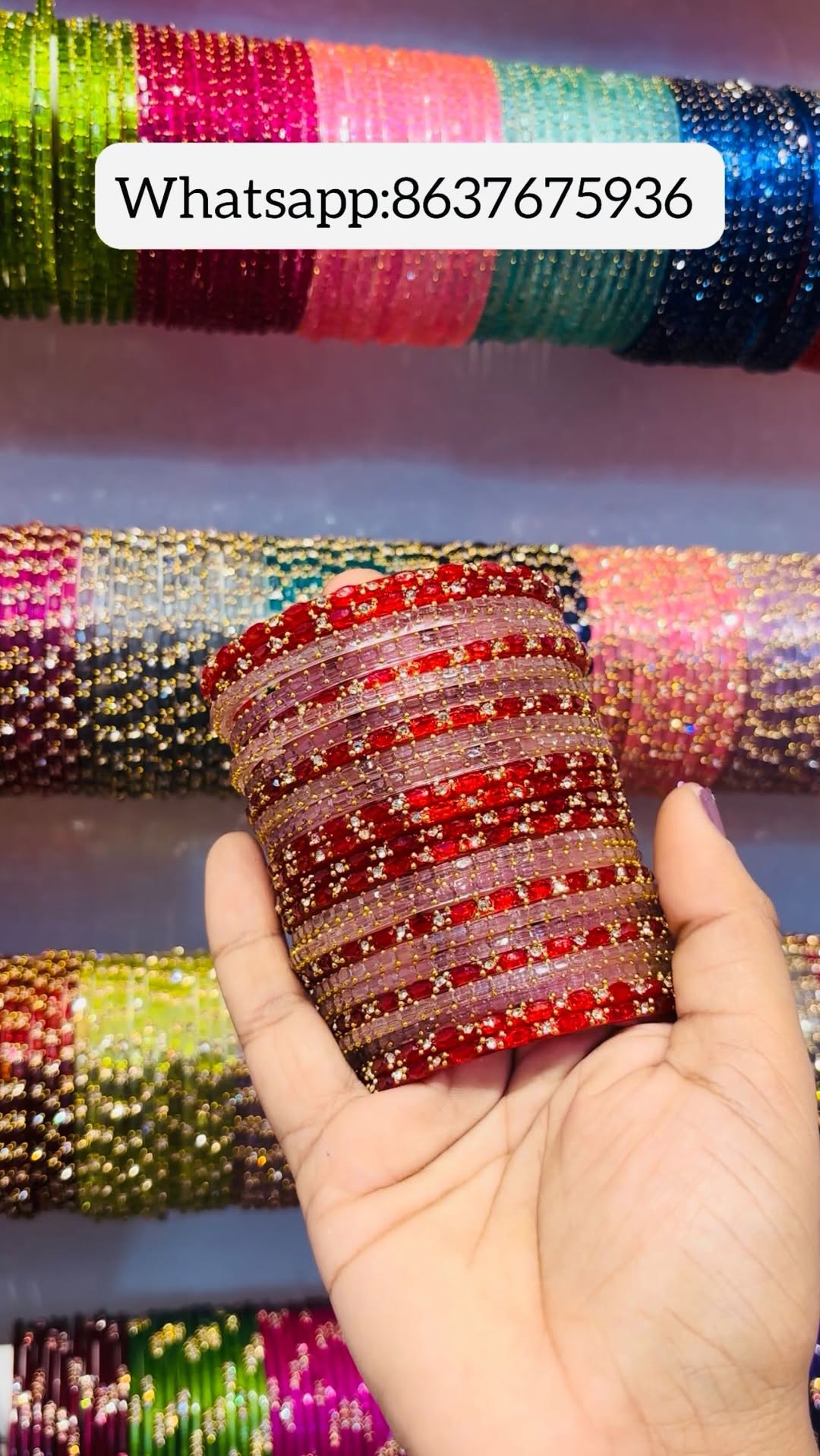 一滴“ Laksha Swar”的手镯•印度南部珠宝