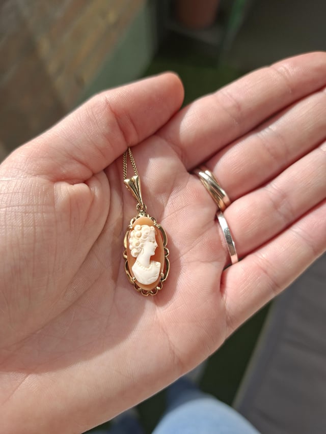 我祖母尽头的样式项链