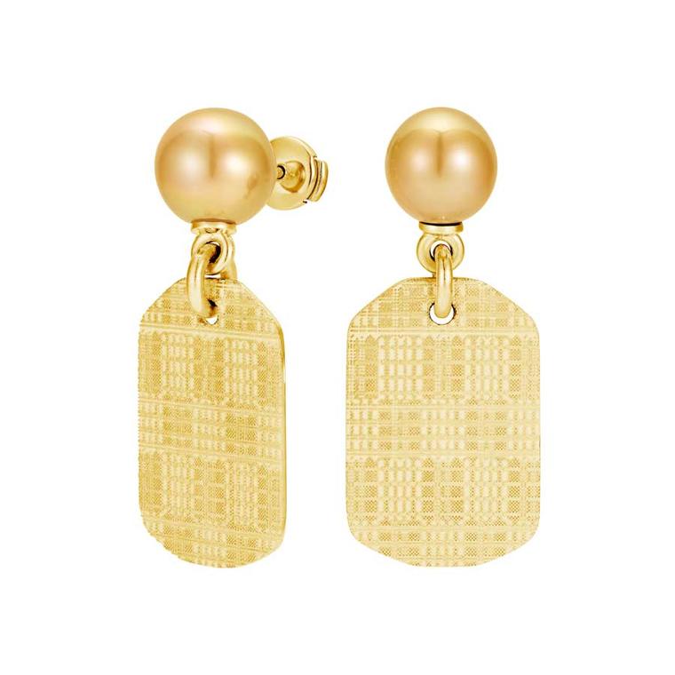 Boateng X Kente Tahitian Golden Pearl Gold黄色黄色