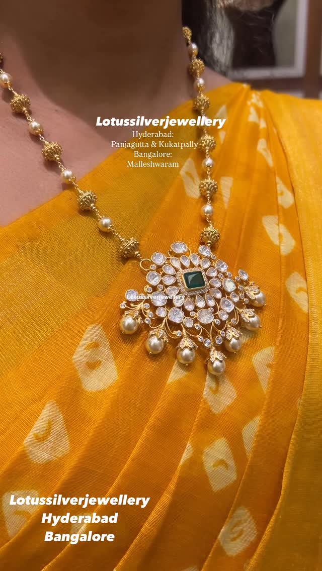 Gold Plated Pearl and Gold Bead Neckset From