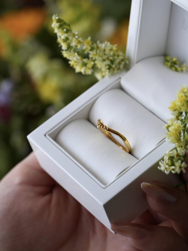 新戒指在那里！