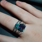 这些戒指在一起是否很好，还是出于故意？