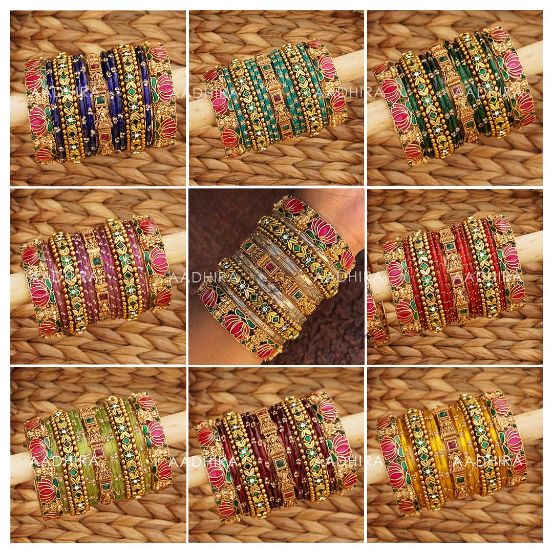 Latest Collection of Glass Bangles From