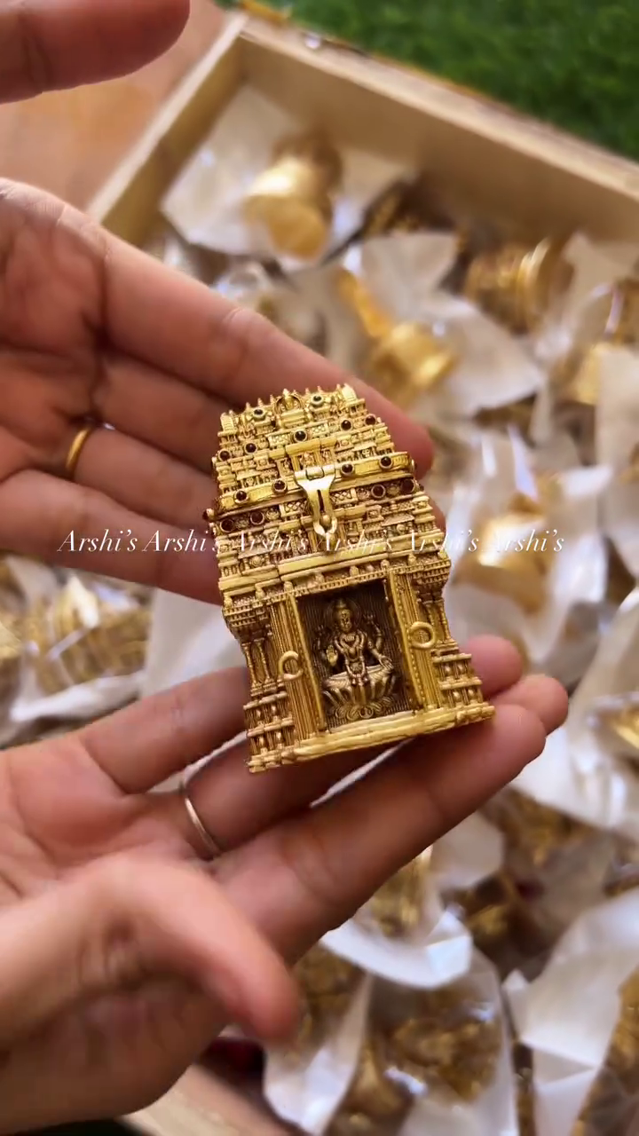 Temple Lakshmi Kumkum Box From