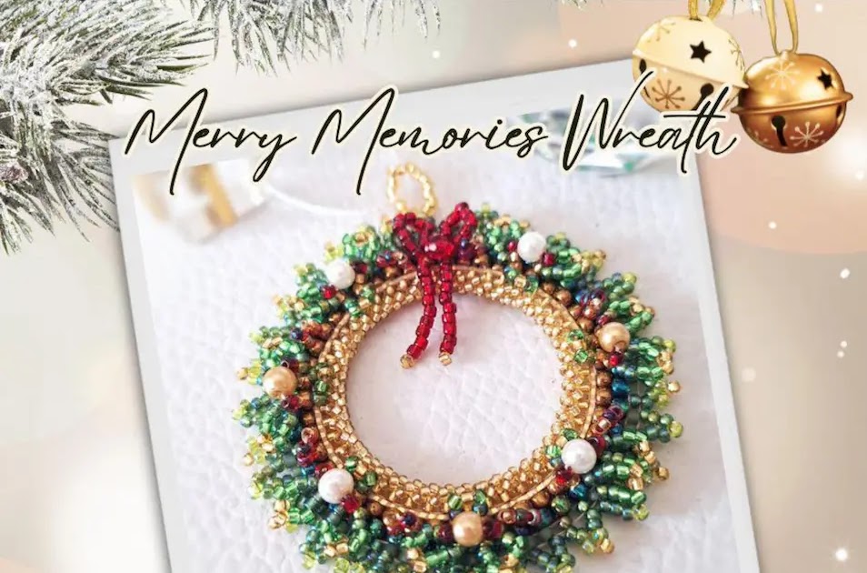 5 个令人惊叹的串珠圣诞花环/宝石装饰教程和套件