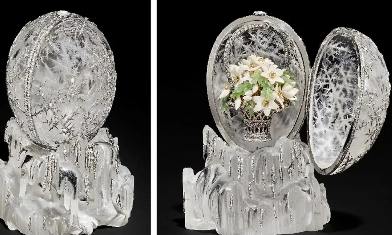 Fabergé ‘Winter Egg’ to fetch over £20m at Christie’s London sale