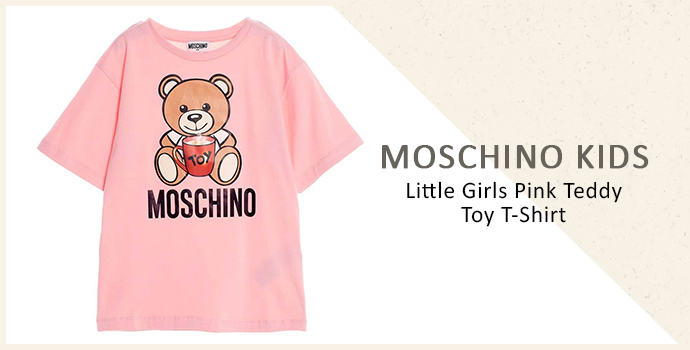 Moschino Kids T 恤小女孩