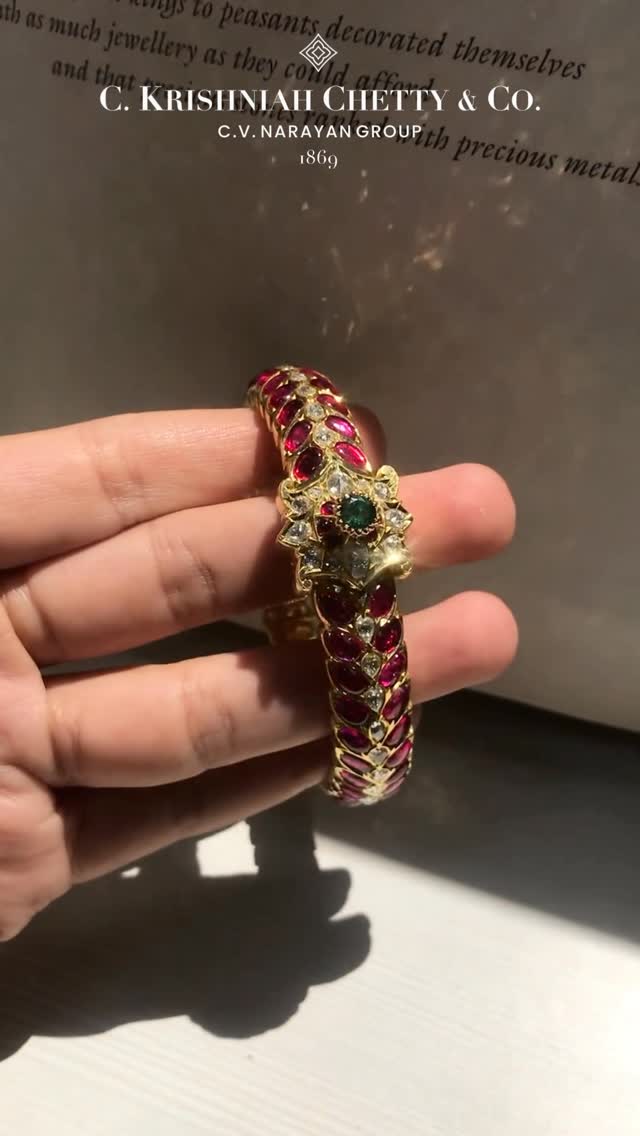 Gold Stone Bangle From