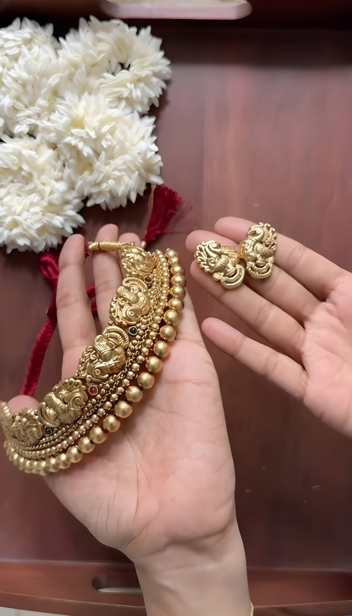 Imitation Bridal Mahara Choker From