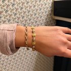 帮我鉴定一下这款二手纯金手链。