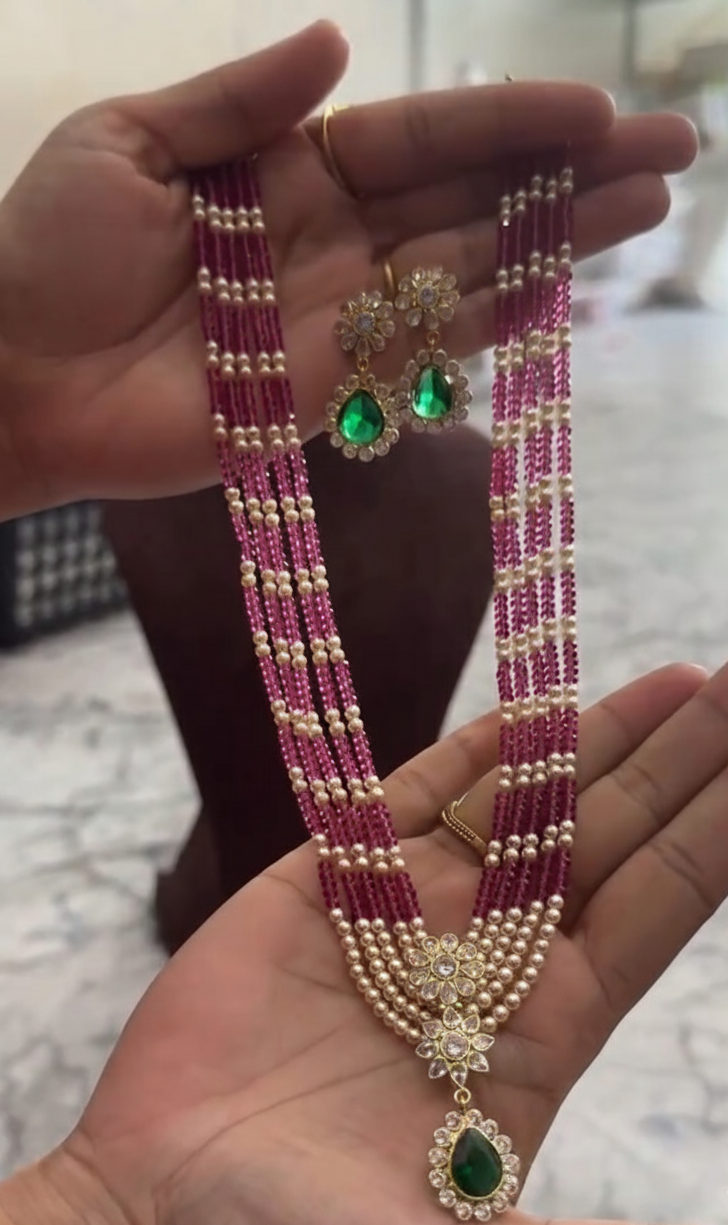 Beaded Layered Haram From