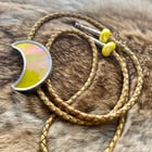 我尝试了不同设计的玻璃波洛领带！我做了这一切。